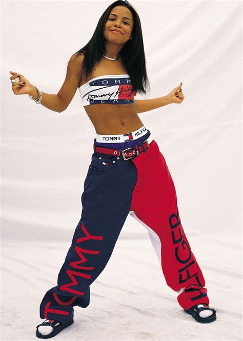 tommy hilfiger aaliyah outfits